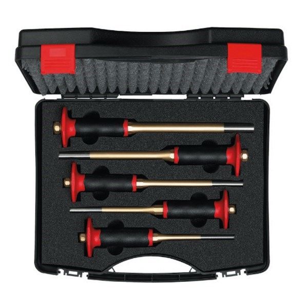 Parallel Pin Punch XXL Set 5pc - with Handgrip