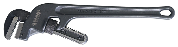 Garrick Aluminium Pipe Wrench 45° Offset 457mm (18") PWA-45D-18