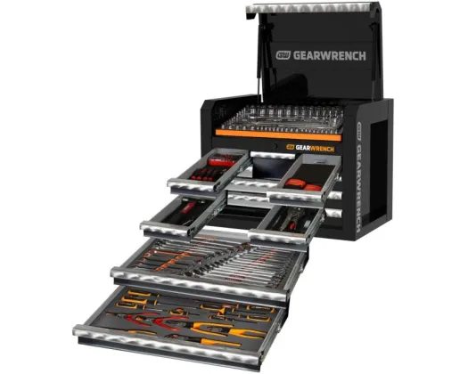 214 PIECE COMBINATION TOOL KIT + 28INCH TOOL CHEST