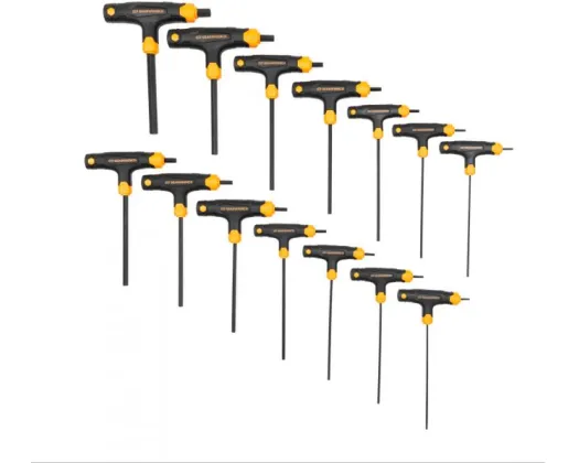 GEARWRENCH 14PC METRIC/SAE T HANDLE HEX KEY SET