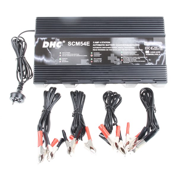 12V 4 STATION BATTERY CHARGER