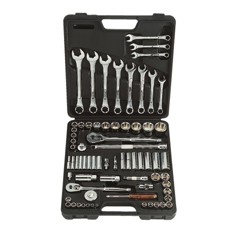 Socket & Spanner Set 1/4", 3/8" & 1/2" Drive 71 Piece