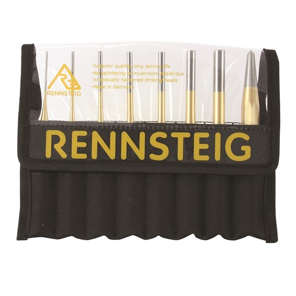 Centre & Parallel Pin Punch Set - 8 Piece
