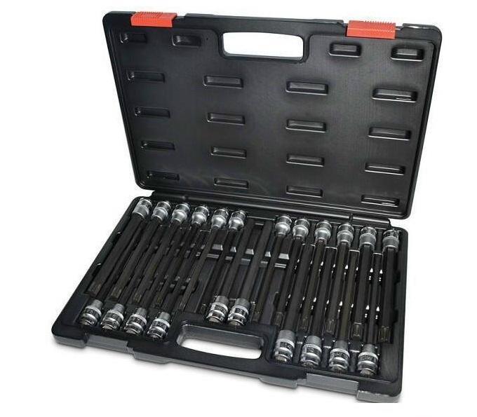 22pc 1/2" Dr Insert Socket Bit Set