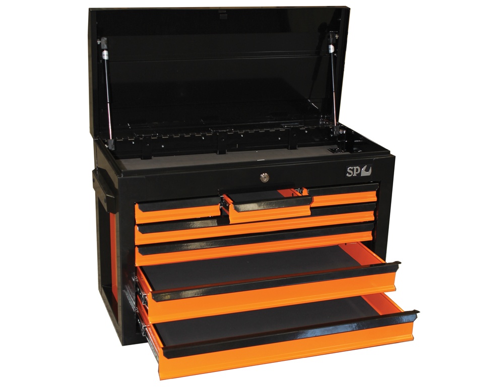 Buy online 7 Drawer Concept Series Tool Box Orange/Black