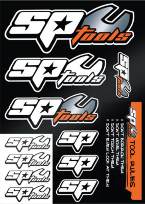 SP Tools A4 Sticker Sheet
