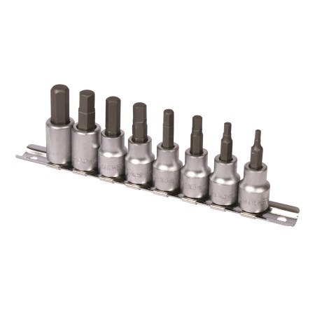 Hex Bit Socket Set - 8 piece