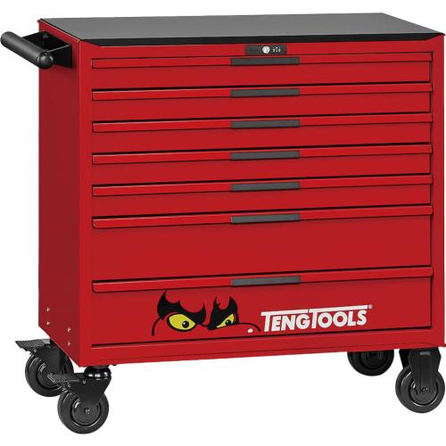 Teng 663pc Pro35™ 37in Roller Cabinet Tool Kit - Red