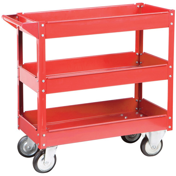 ProEquip 3-Shelf Steel Service Trolley