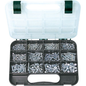 Champion GJ Grab Kit 300pc Self-Tapping. Hex Head Zinc