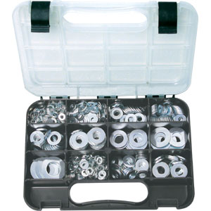 GJ GRAB KIT 740PC FLAT WASHERS METRIC & IMPERIAL. (A)