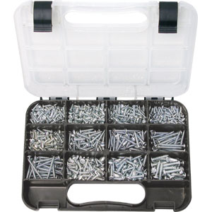 Champion GJ Grab Kit 760pc Self-Tapping Pan Head Screws Zinc