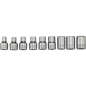 9 Piece 1/2" Drive TX-E Sockets