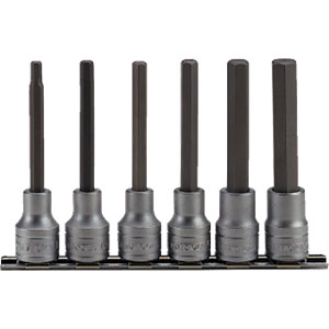 6 Piece 1/2" Drive Hex Bit Sockets