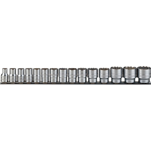 15 Piece 1/2" Drive Regular Sockets