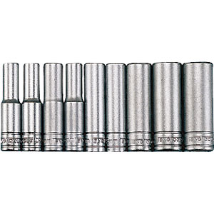 9 Piece 1/4" Drive Clip Rail Deep Socket