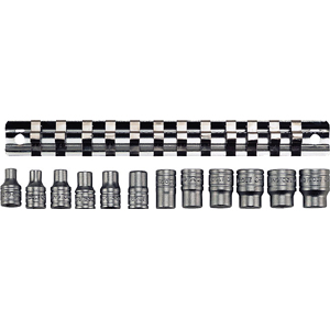 12 Piece 1/4" Drive Regular Sockets