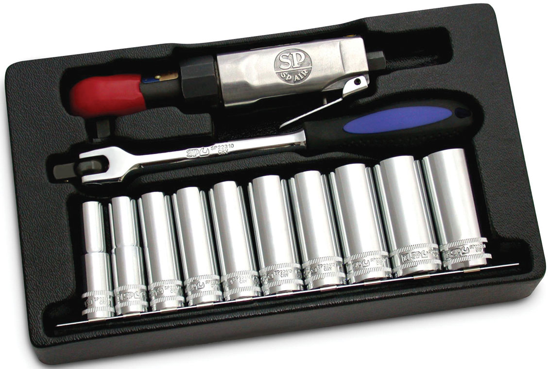 Buy online 3/8"Dr 40ft/lb Mini Ratchet & Socket Wrench Set