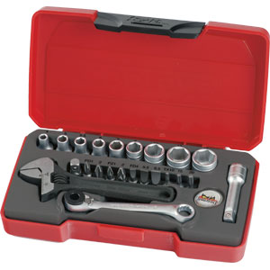 23 Piece 1/4" Drive Socket Set