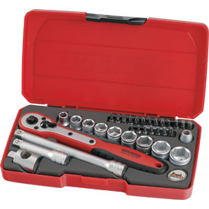 34 Piece 3/8" Drive Socket Set