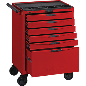 6 Drawer 8 Series Roller Cabinet with Ball Bearing Slides and Combination Lock