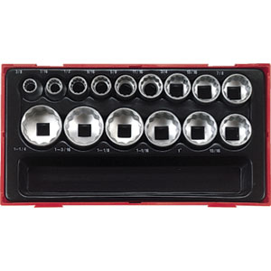 15 Piece 1/2" Drive AF Socket Set