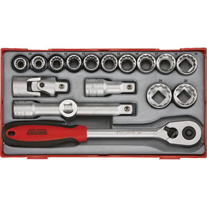 17 Piece 1/2 Drive Socket Set (12 point)