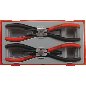 4PC MEGA BITE 7IN SNAP RING PLIER SET