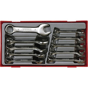 10 Piece Stubby Spanner Set