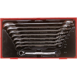 8 Piece AF Ratcheting Spanner Set