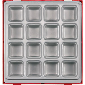 EMPTY COMPARTMENT DOUBLE TC-TRAY (16 SPACE)