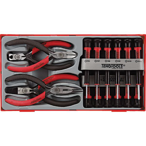 16PC MINI PLIER & SCREWDRIVER SET