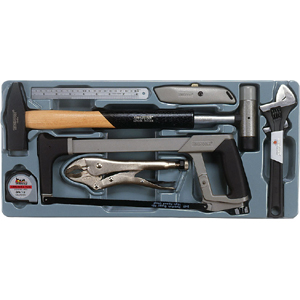 9PC GENERAL HAND TOOL KIT (ENG)-PS TRAY