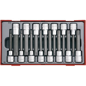 15 Piece 1/2" Ribe & XZN Socket Set