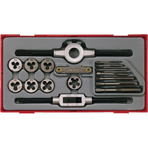 17PC METRIC TAP & DIE SET
