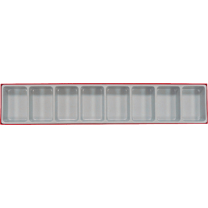 EMPTY COMPARTMENT TTX TRAY (8 SPACE)