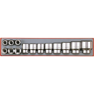 14PC 3/4IN DR. 6PNT SKT SET 19-50MM