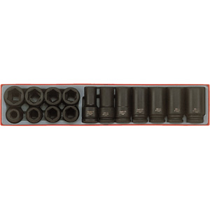 3/4" Drive 15 Piece Impact Socket Set