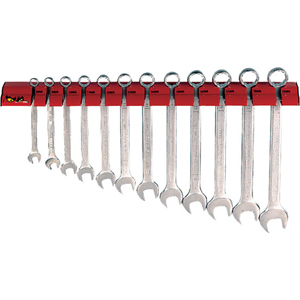 12 Piece Combination Spanner Set (Wallrack)