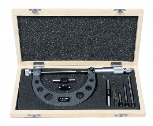 Wayco Micrometer Metric 0-100mm Set