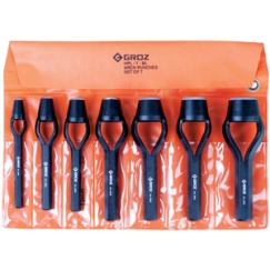 GROZ 7PC ARCH PUNCH SET (BELL TYPE)