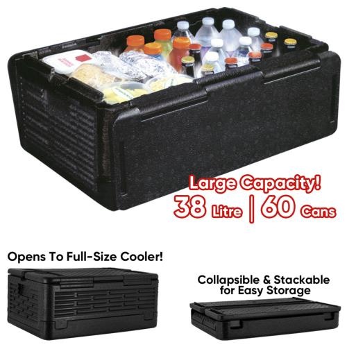 ProMarine Collapsible / Stackable Chill Bin - 38L Capacity