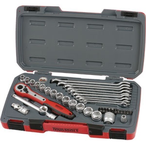 39 Piece 3/8" Drive Socket and Spanner Set