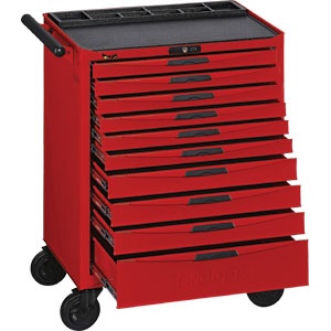 10 Drawer 8 Series Roller Cabinet with Ball Bearing Slides