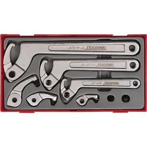 8 Piece Hook Wrench Set