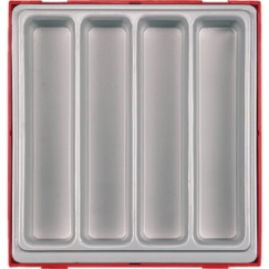 EMPTY COMPARTMENT DOUBLE TC-TRAY (4 SPACE)