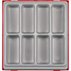 EMPTY COMPARTMENT DOUBLE TC-TRAY (8 SPACE)