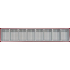 EMPTY COMPARTMENT TTX TRAY (8 SPACE)