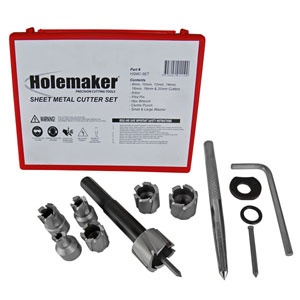 Holemaker Sheet Metal Cutter Set 13 Piece 8-20mm