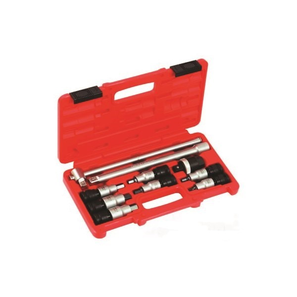 UNIVERSAL JOINT SOCKET SET (1/2” SQ. DR.) SAE HEX 1/8"-3/8" 10 PC.